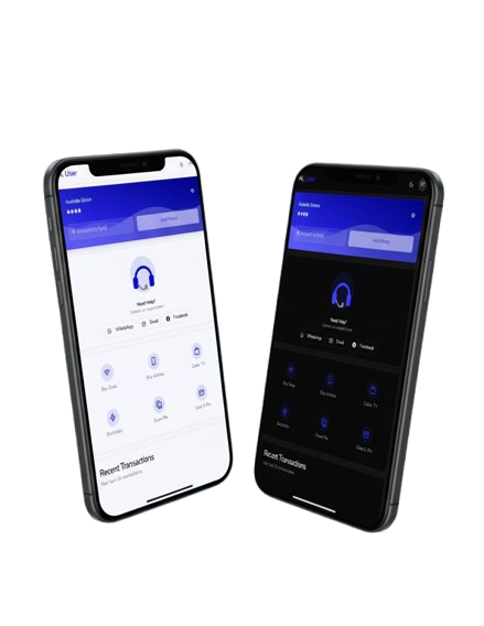 Screenshots of the application dashboard
